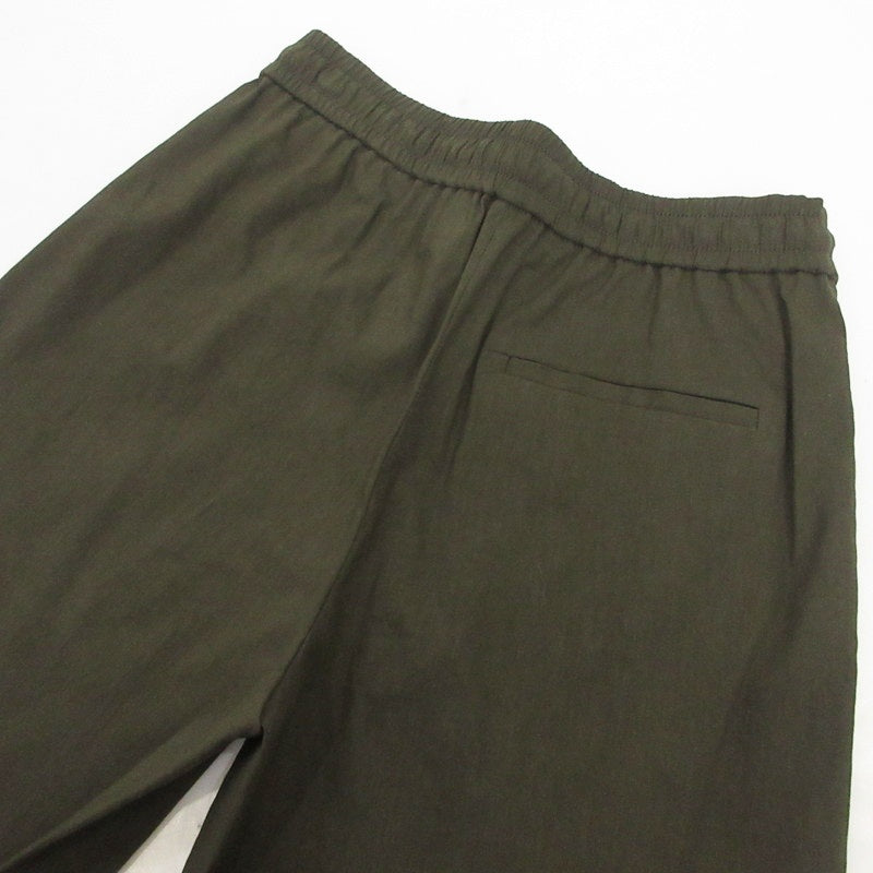 【中古】theory | セオリー ウォッシャブルリネンストレッチパンツ パンツ 3106433 カーキ サイズ:36