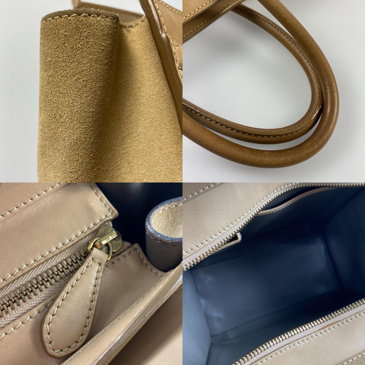 【中古】CELINE | セリーヌ ラゲージマイクロショッパー ハンドバッグ