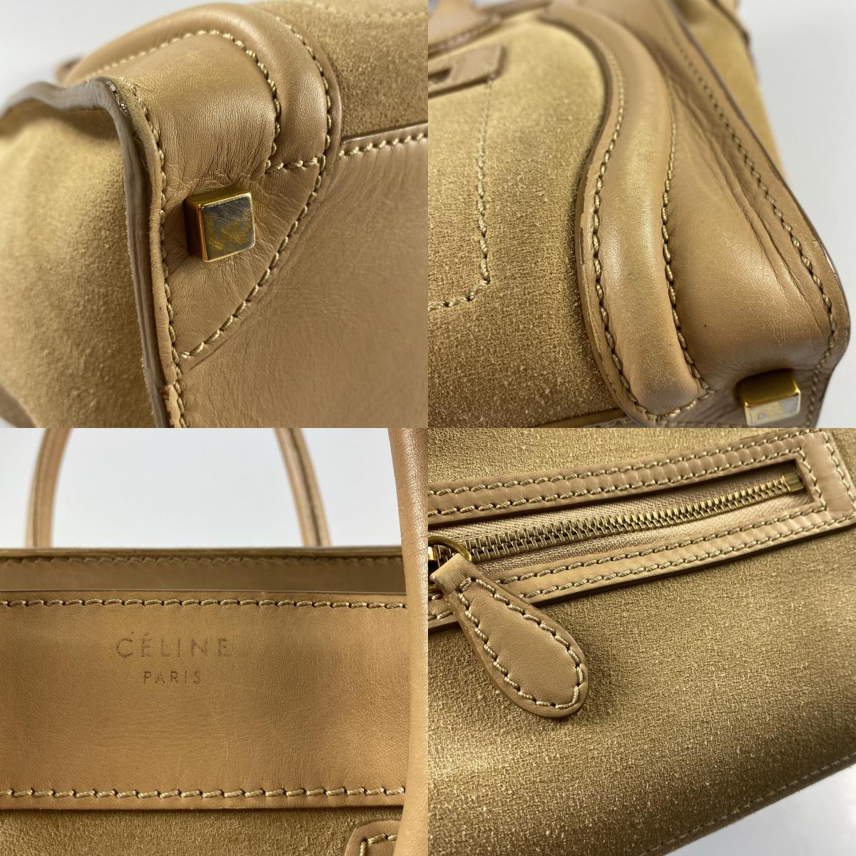 【中古】CELINE | セリーヌ ラゲージマイクロショッパー ハンドバッグ