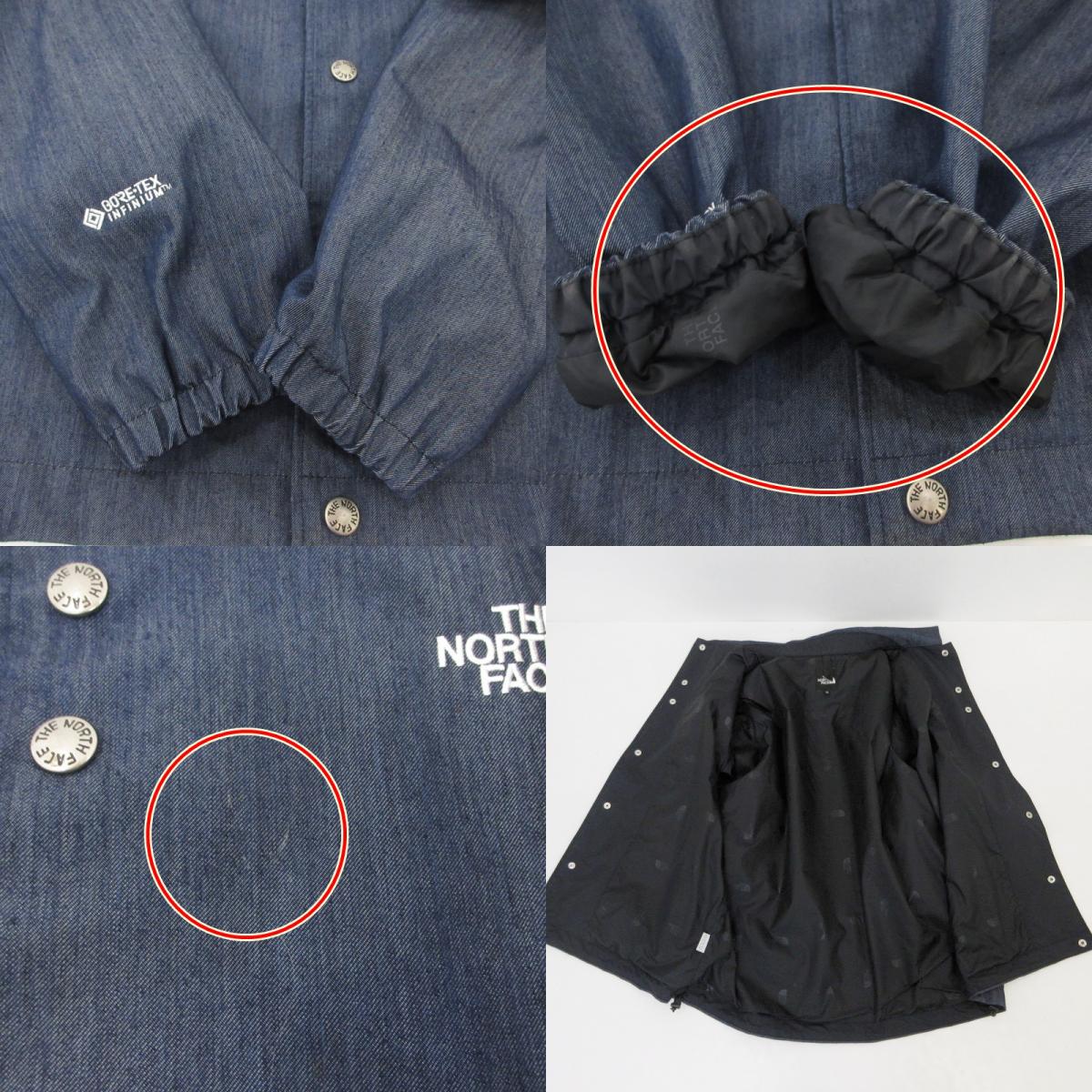【中古】THE NORTH FACE | ザ・ノースフェイス GTX DENIM COACH JACKET その他アウター NP12042 ネイビー サイズ:M