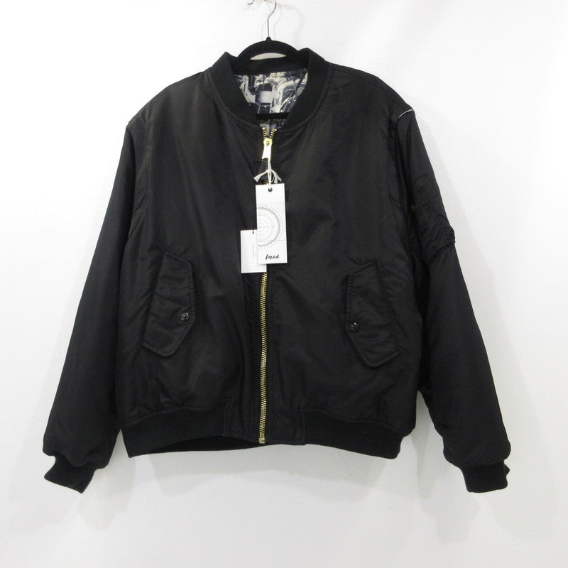 【中古】 semoh” 4way Bomber Jacket” ミリタリージャケット 24-6-05 FOSTEX ブラック サイズ:3