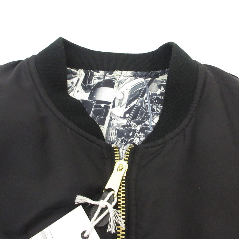 【中古】 semoh” 4way Bomber Jacket” ミリタリージャケット 24-6-05 FOSTEX ブラック サイズ:3