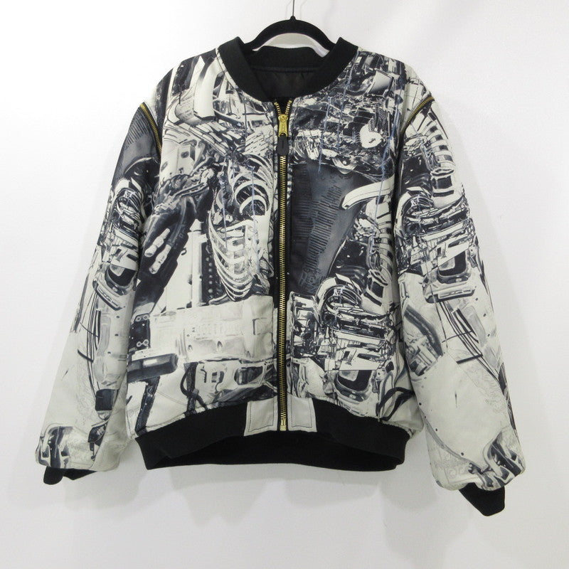 【中古】 semoh” 4way Bomber Jacket” ミリタリージャケット 24-6-05 FOSTEX ブラック サイズ:3