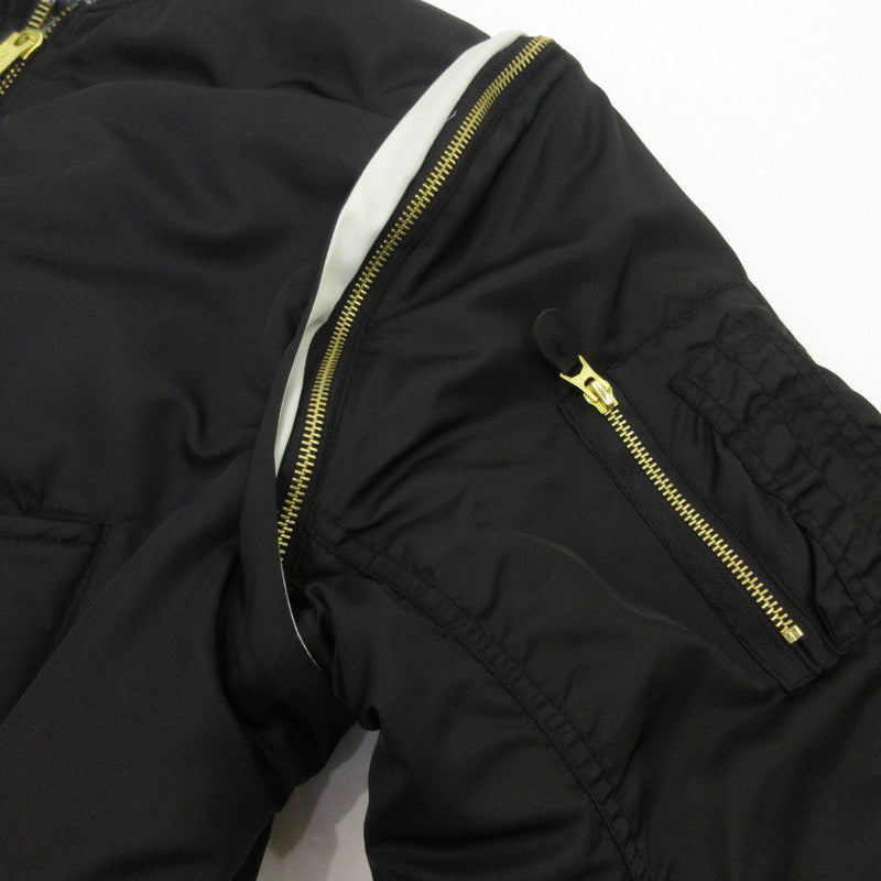 【中古】 semoh” 4way Bomber Jacket” ミリタリージャケット 24-6-05 FOSTEX ブラック サイズ:3