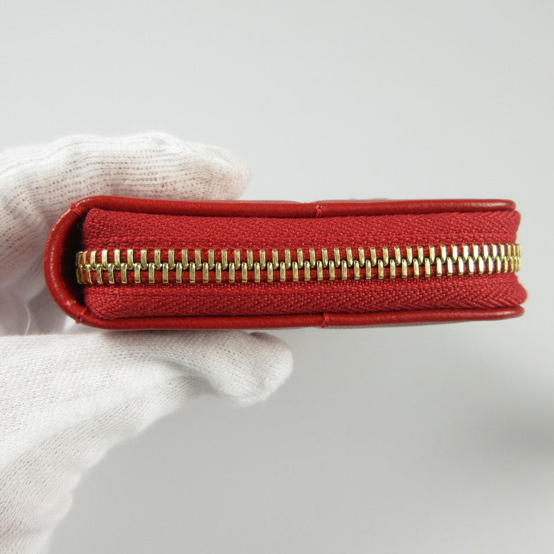 【中古】DSQUARED2 | ディースクエアード D2 STATEMENT SOFT WALLET 長財布 S83WA0024 レッド