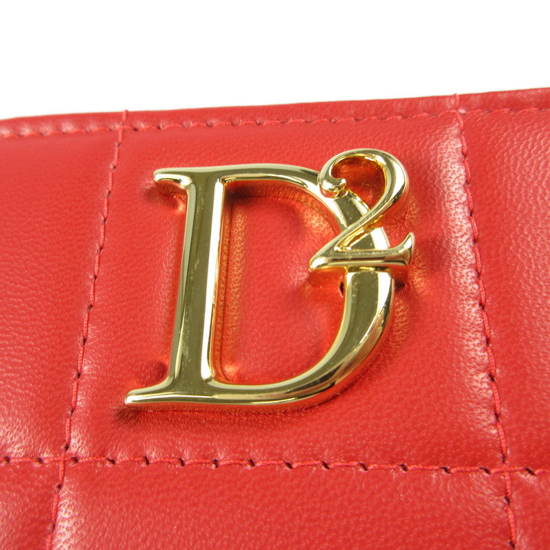 【中古】DSQUARED2 | ディースクエアード D2 STATEMENT SOFT WALLET 長財布 S83WA0024 レッド