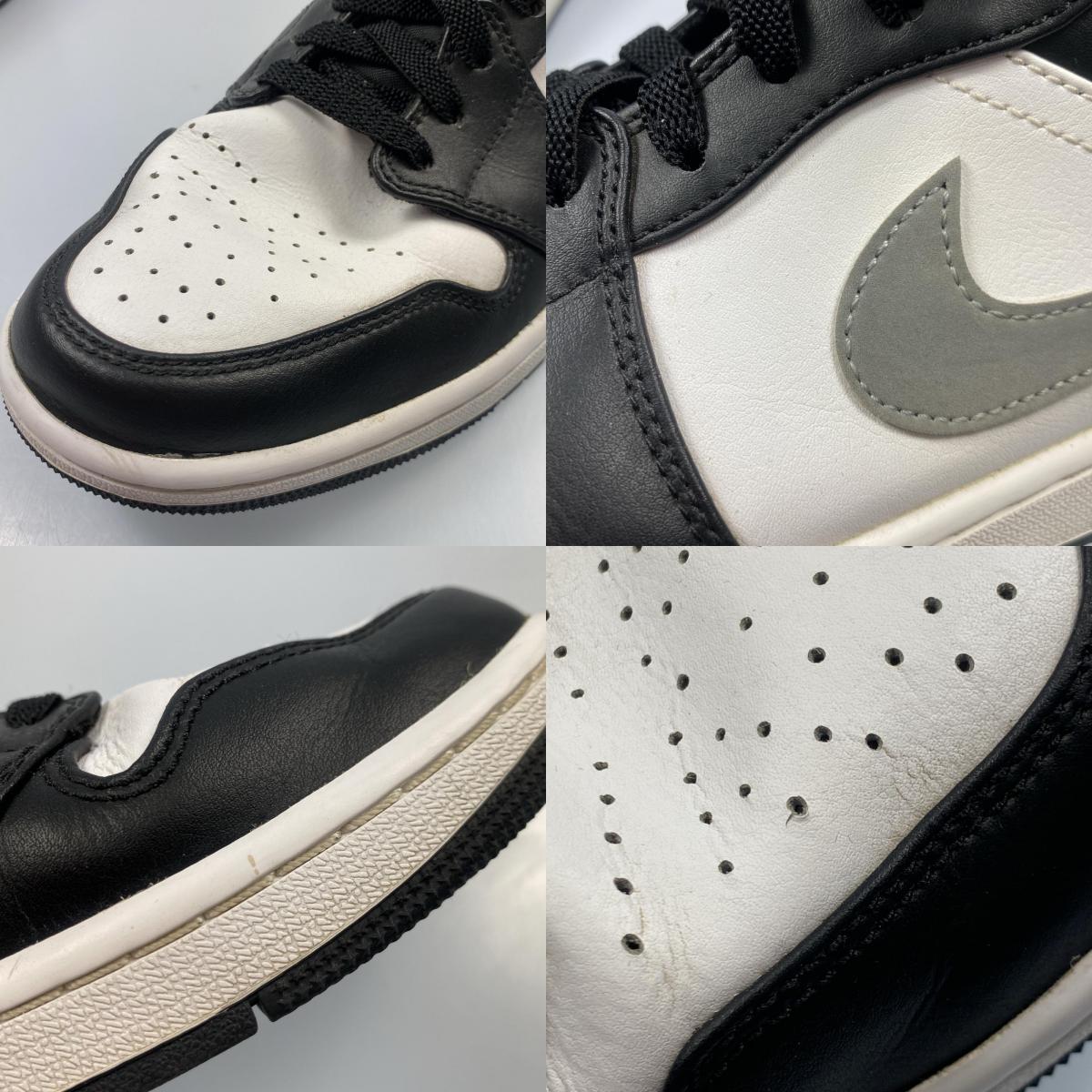 【中古】NIKE | ナイキ AIR JORDAN 1 LOW スニーカー 553558-040 ブラック 28cm
