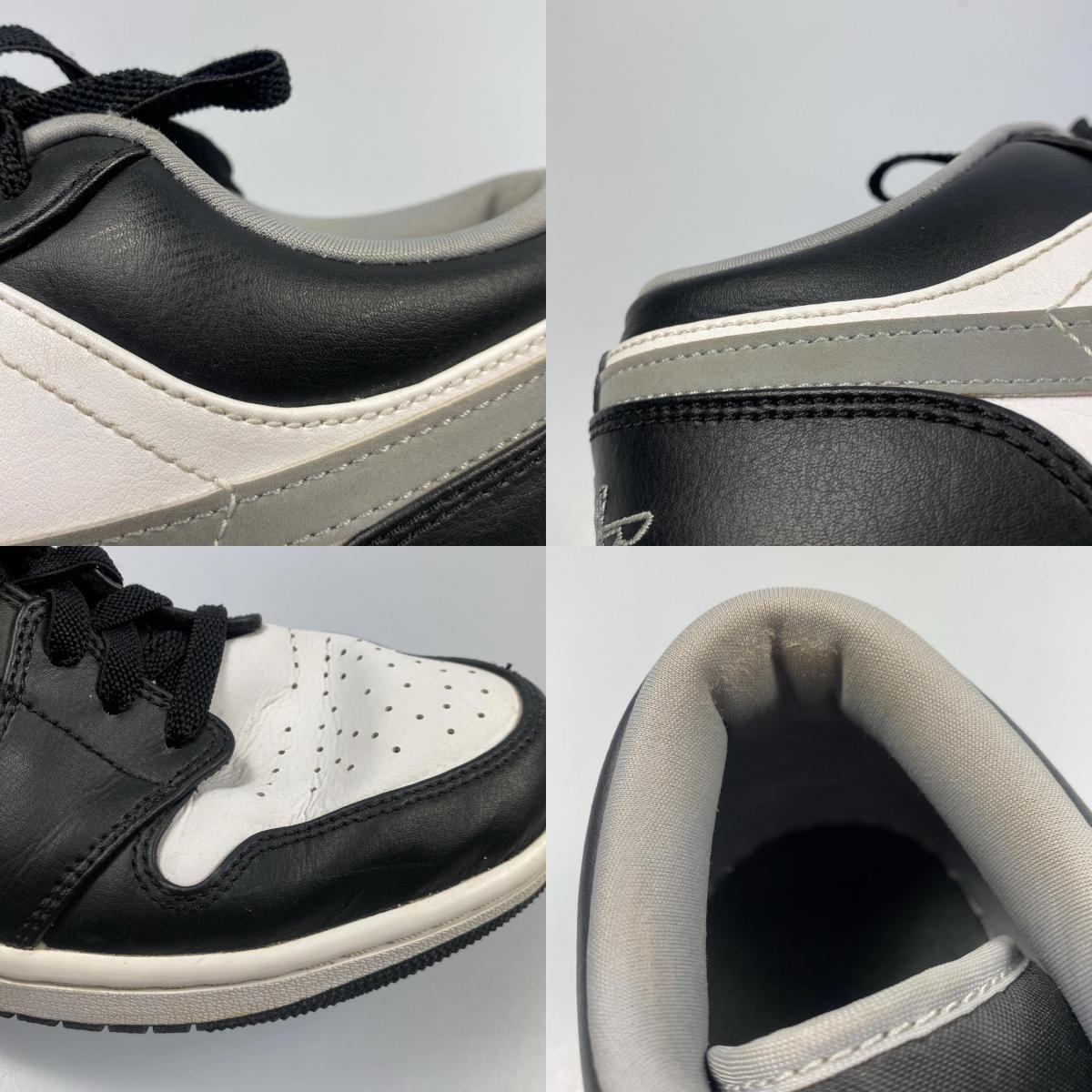 【中古】NIKE | ナイキ AIR JORDAN 1 LOW スニーカー 553558-040 ブラック 28cm