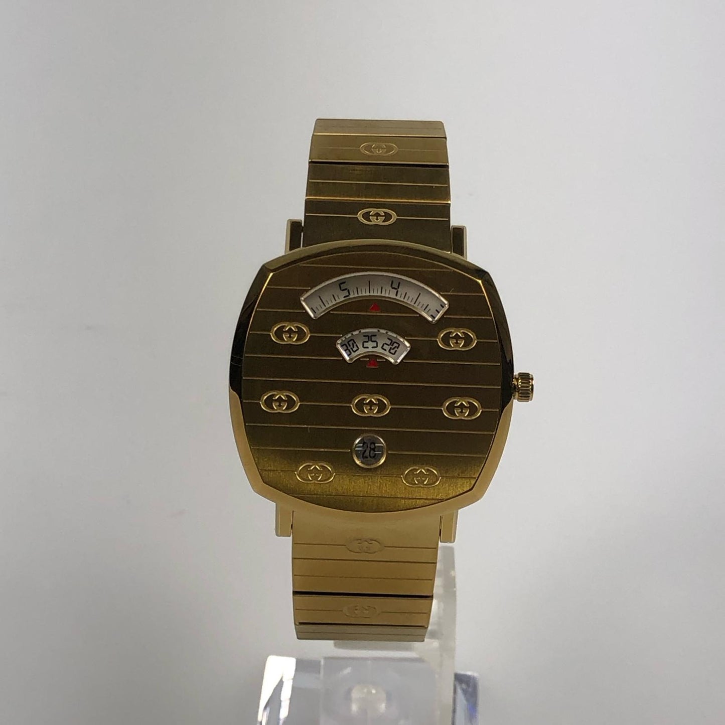 【中古】GUCCI | グッチ GRIP 腕時計 YA157403 ゴールド