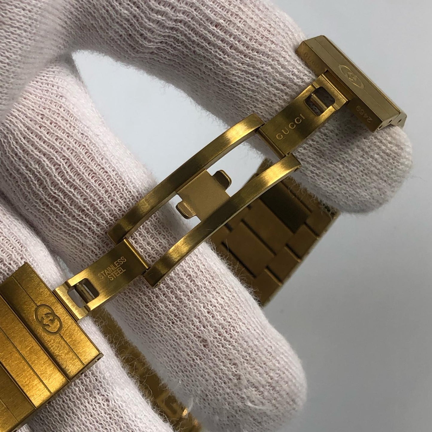 【中古】GUCCI | グッチ GRIP 腕時計 YA157403 ゴールド