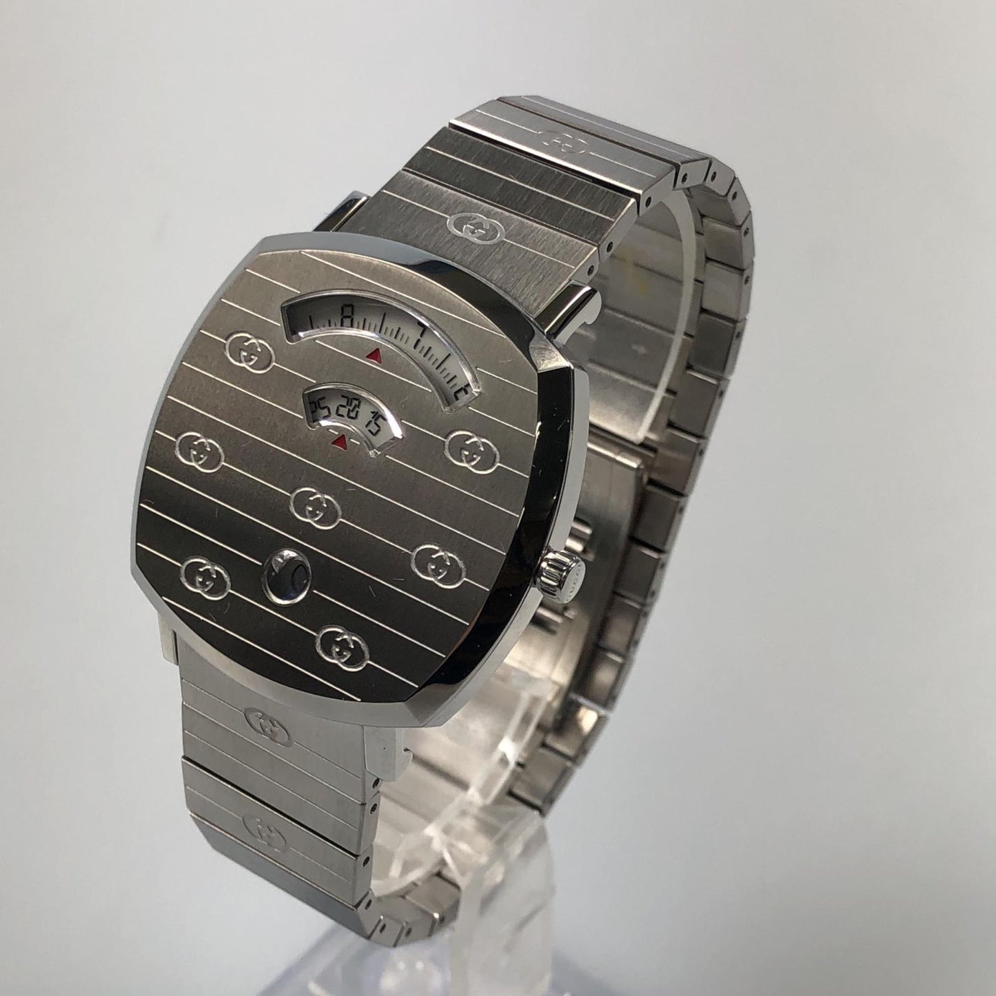 【中古】GUCCI | グッチ GRIP 腕時計 YA157401 シルバー
