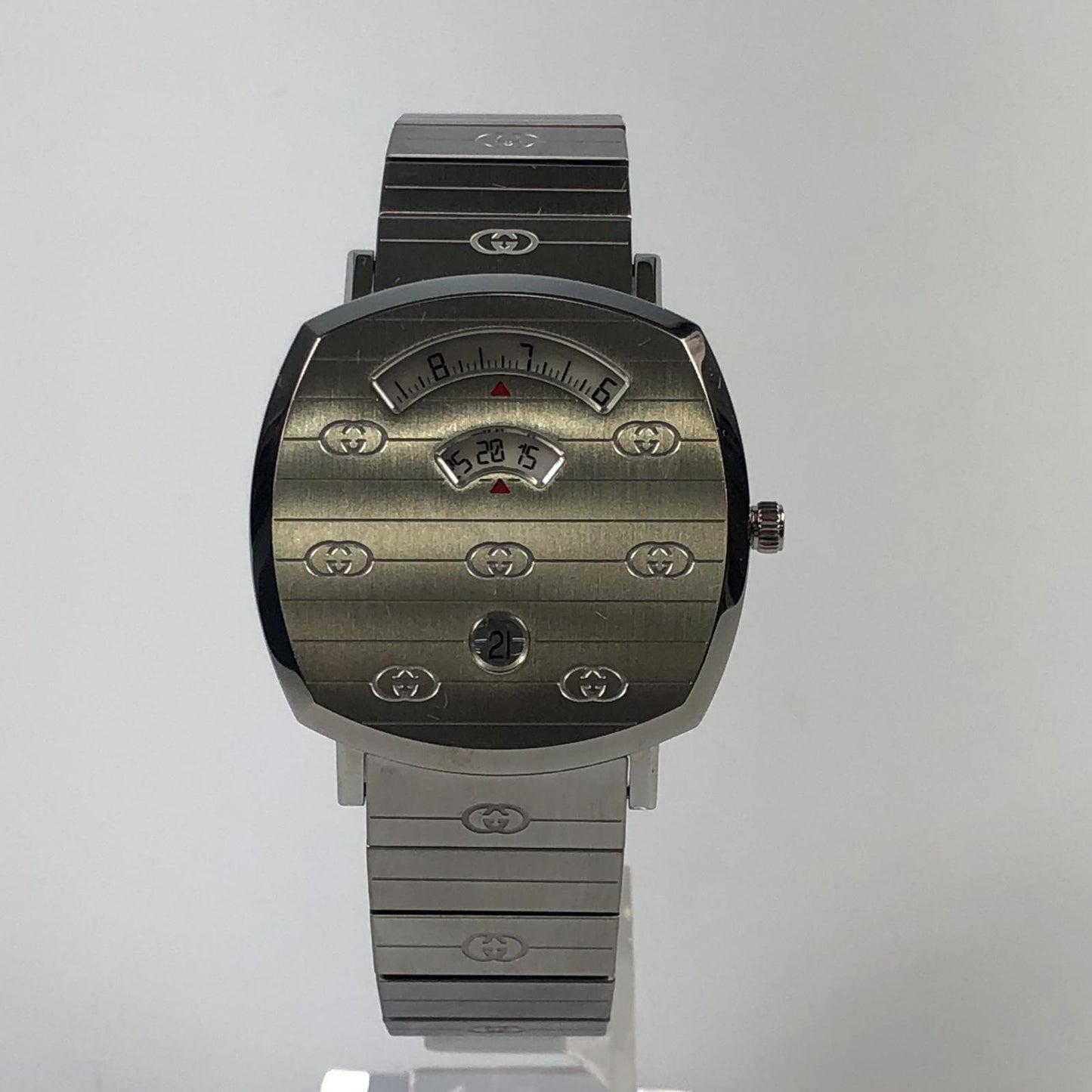 【中古】GUCCI | グッチ GRIP 腕時計 YA157401 シルバー