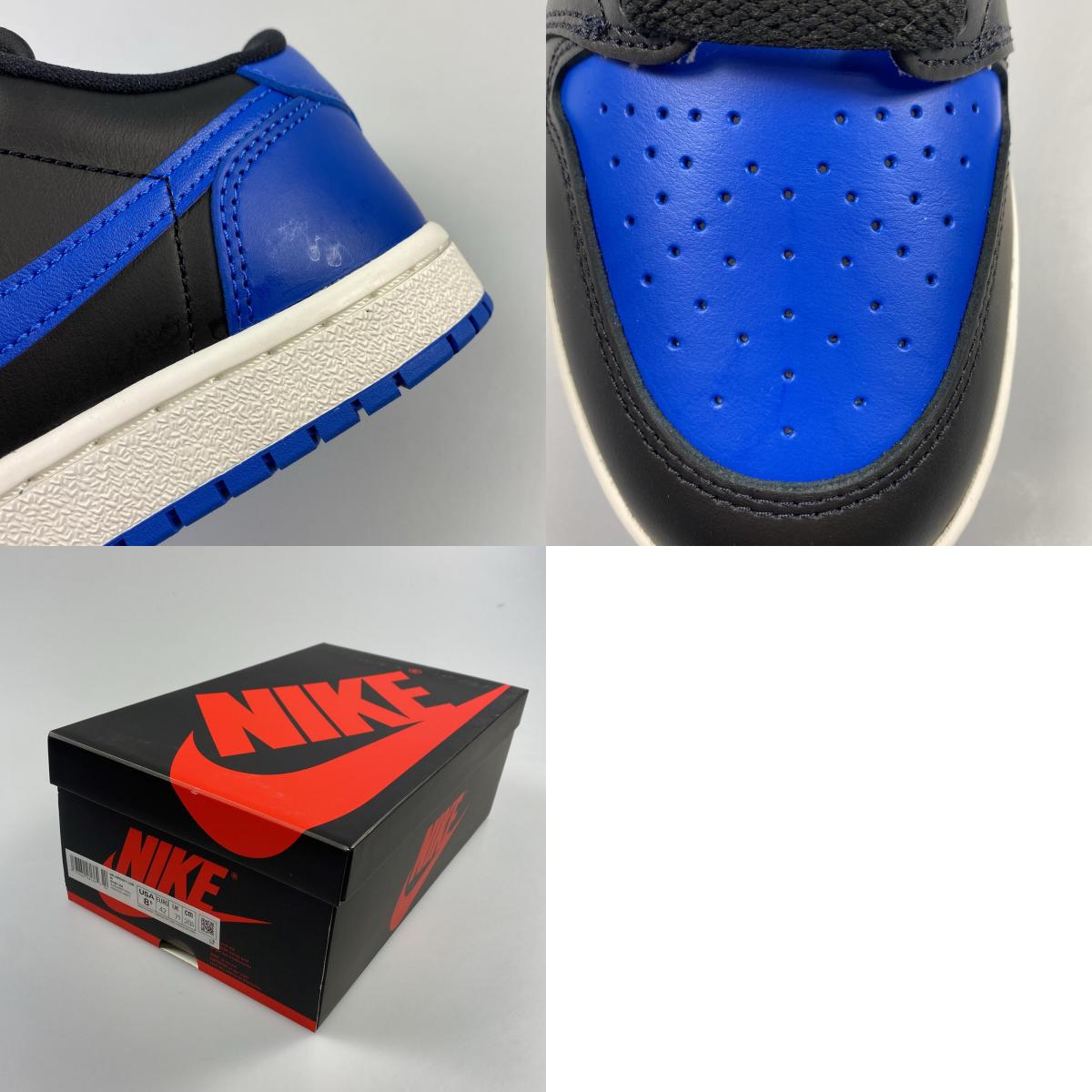 【中古】NIKE | ナイキ AIR JORDAN 1 LOW '85 'ROYAL' スニーカー IB1981-004 ブルー 26.5cm