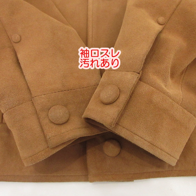 【中古】BRU NA BOINNE | ブルーナボイン アッシパトルジャンパー レザー 5L-0004 ブラウン
