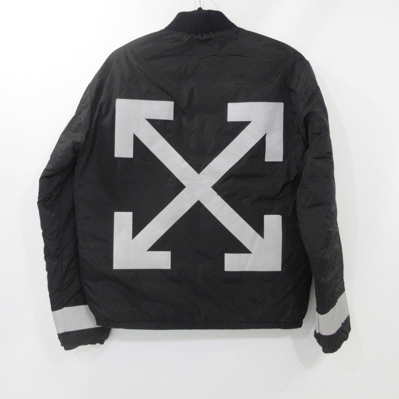 【中古】OFF-WHITE | オフホワイト GAUSSE ダウンジャケット 4130985 ブラック サイズ:2