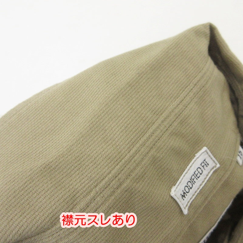 【中古】WORKERS | ワーカーズ Modified Wide Spread (Pique) 長袖シャツ ベージュ