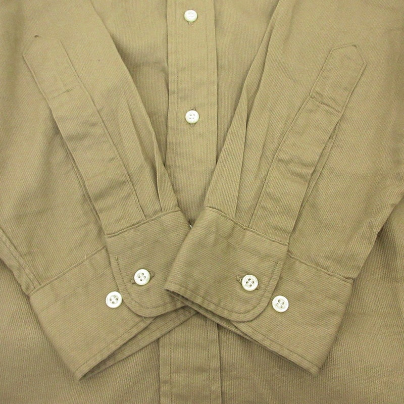 【中古】WORKERS | ワーカーズ Modified Wide Spread (Pique) 長袖シャツ ベージュ