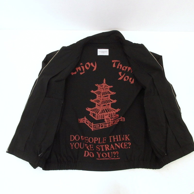 【中古】BlackWeirdos | ブラックウィドーブラックウィドゥ ナイロンジャケット 21SS-JK02 ブラック サイズ:L