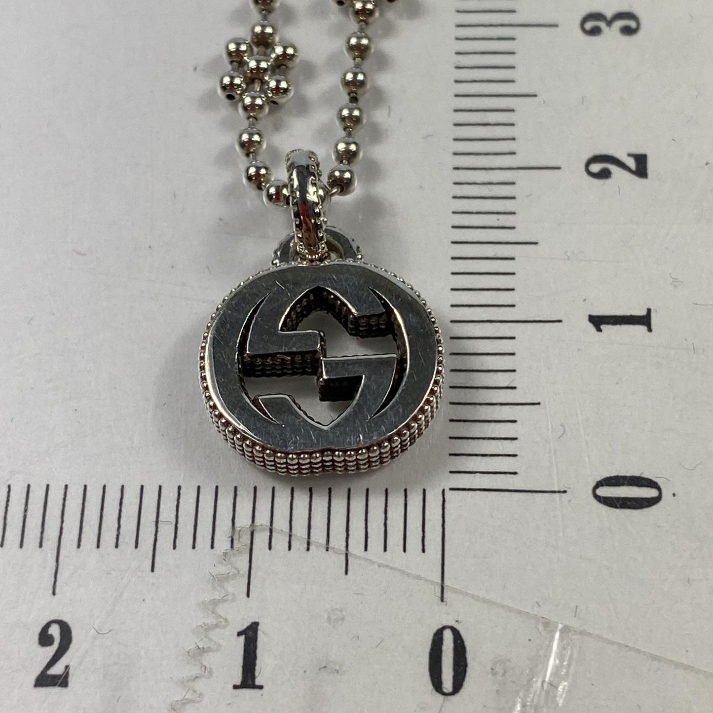 【中古】GUCCI | グッチ インターロッキングGフラワー ネックレス 479221