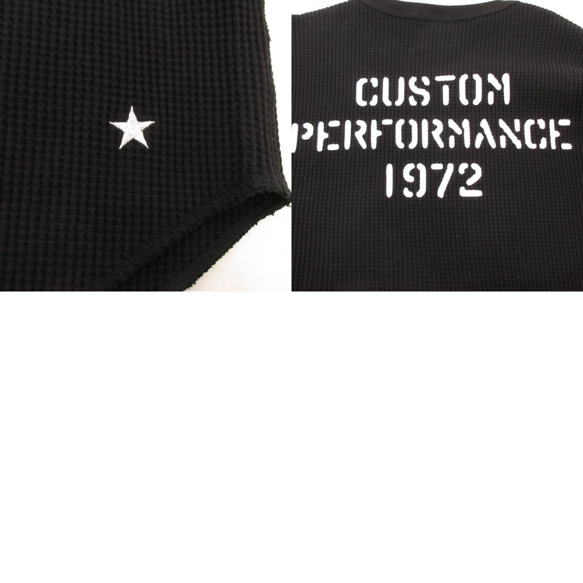 【中古】M&M CUSTOM PERFORMANCE | エムアンドエムカスタムパフォーマンス WAFFLE L/S T-SHIRT 長袖Tシャツ ブラック