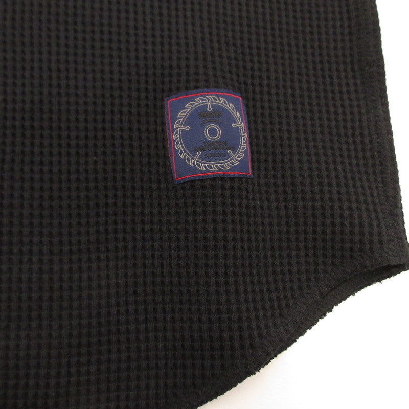 【中古】M&M CUSTOM PERFORMANCE | エムアンドエムカスタムパフォーマンス WAFFLE L/S T-SHIRT 長袖Tシャツ ブラック