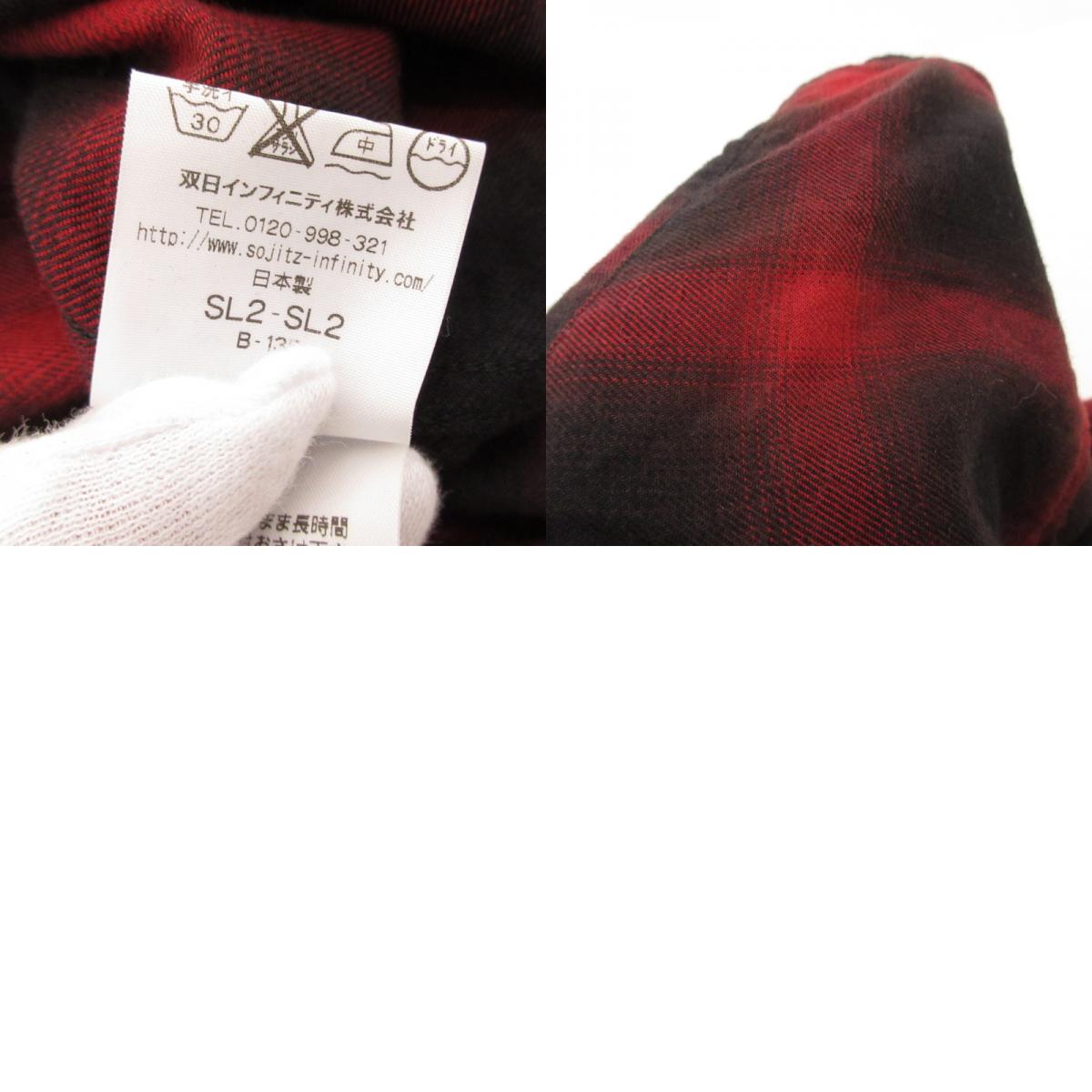 【中古】Rags McGREGOR | ラグスマックレガー OMBRE CHECK RC SHIRTS 長袖シャツ 211176601 サイズ:M
