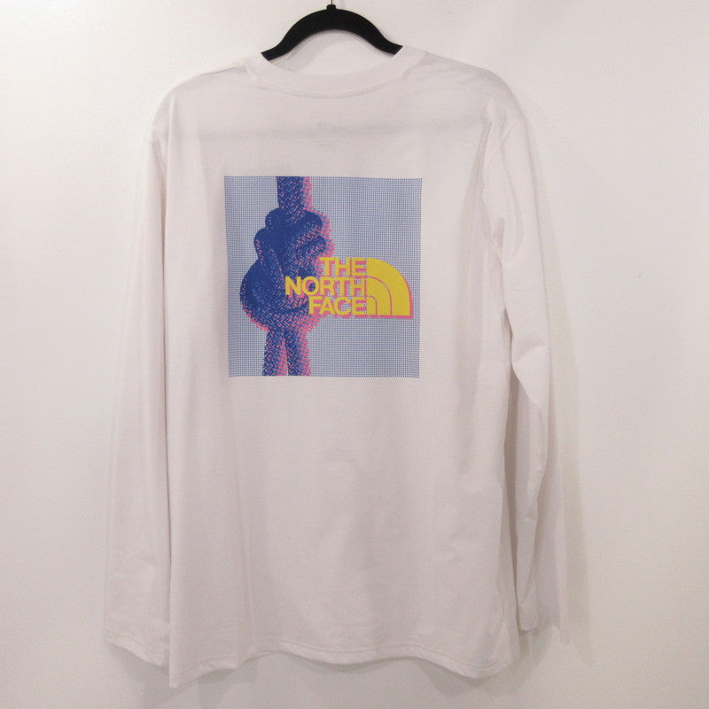 【中古】THE NORTH FACE | ザ・ノースフェイス ESエイトノットティー 長袖Tシャツ NT32582 ホワイト サイズ:XL