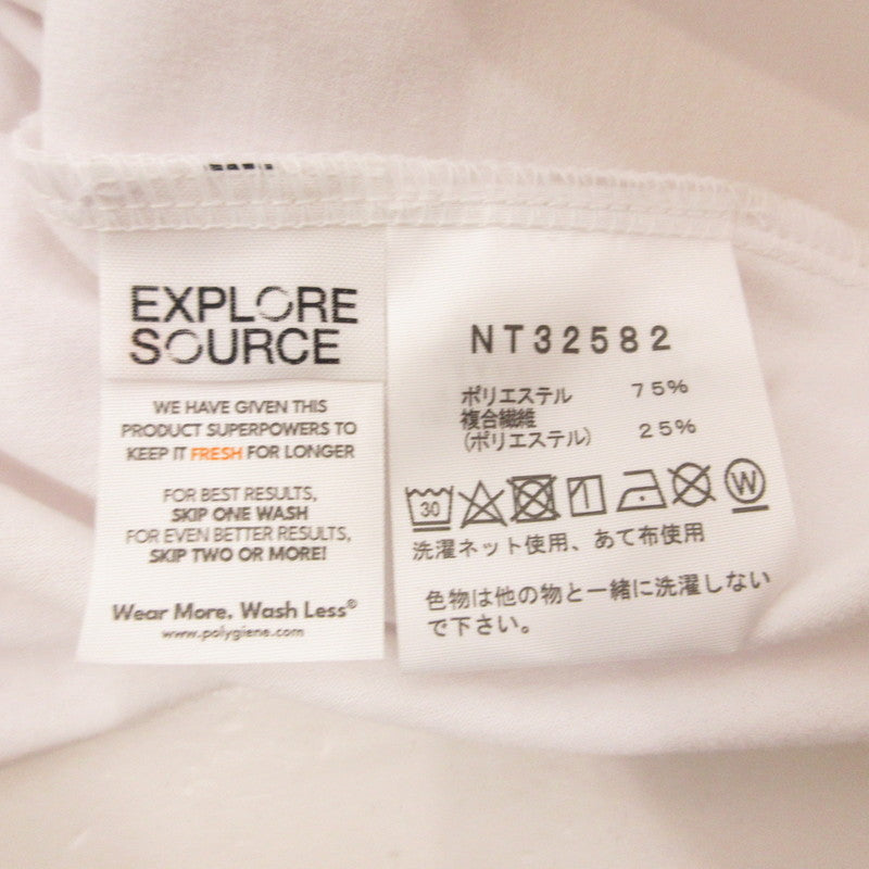 【中古】THE NORTH FACE | ザ・ノースフェイス ESエイトノットティー 長袖Tシャツ NT32582 ホワイト サイズ:XL