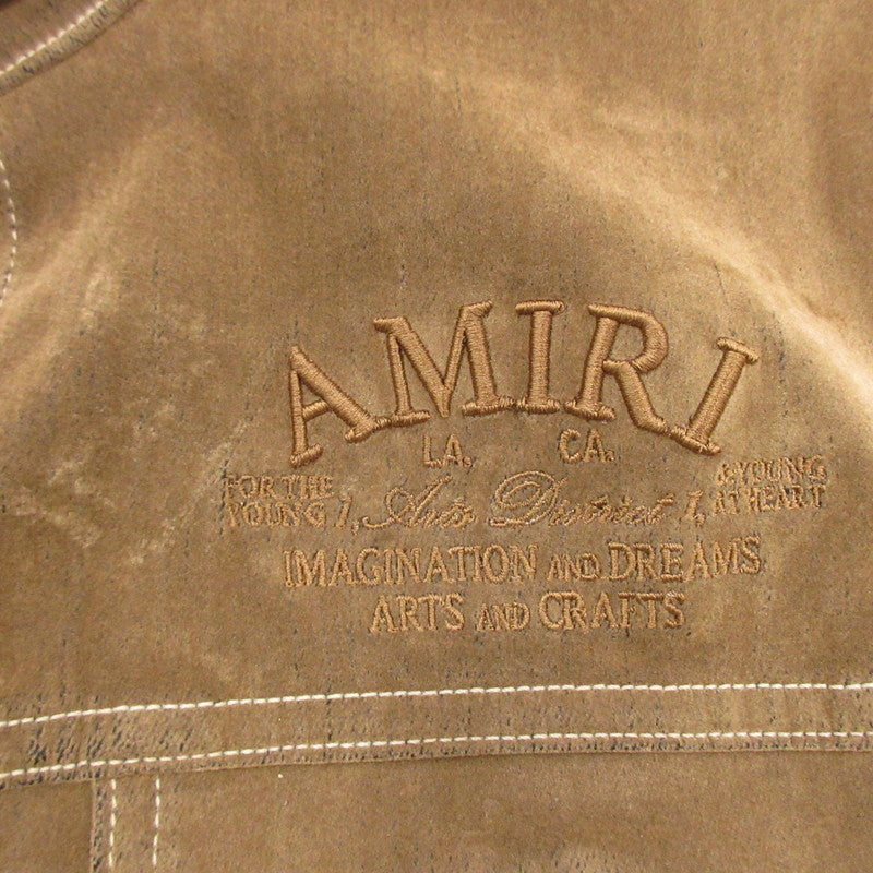 【中古】AMIRI | アミリ LOCKED MA TRUCKER その他アウター SRPS24MDT004 国内正規品 ブラウン サイズ:XL