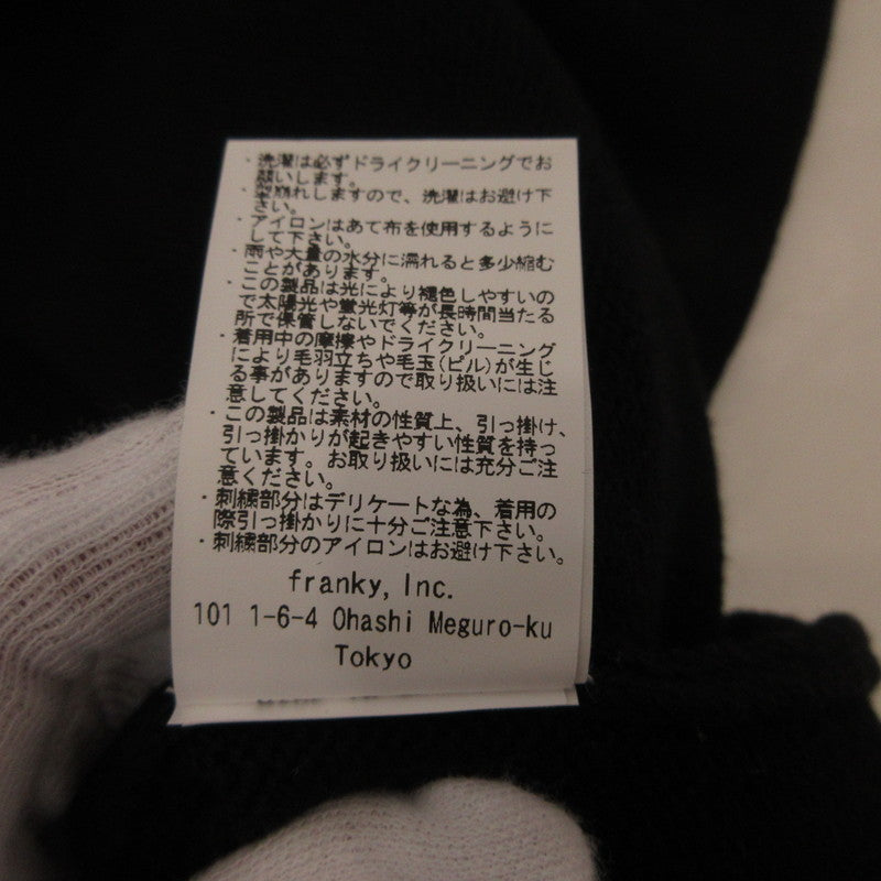 【中古】WIND AND SEA | ウィンダンシーウインダンシー Mockneck Sweater セーター WDS-MALBON-01 ブラック サイズ:XL