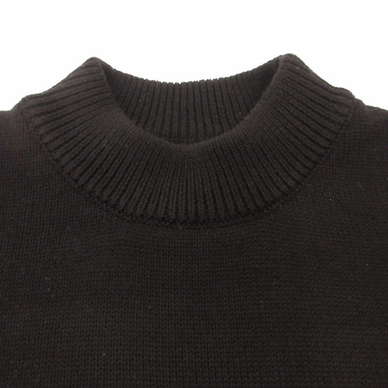 【中古】WIND AND SEA | ウィンダンシーウインダンシー Mockneck Sweater セーター WDS-MALBON-01 ブラック サイズ:XL