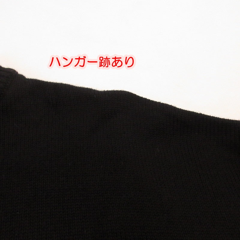 【中古】WIND AND SEA | ウィンダンシーウインダンシー Mockneck Sweater セーター WDS-MALBON-01 ブラック サイズ:XL