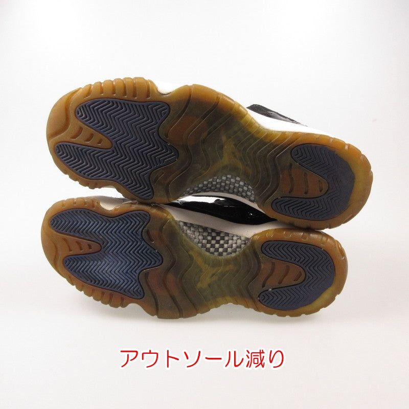 【中古】NIKE | ナイキ AIR JORDAN 11 LOW IE SPACE JAM スニーカー 919712-041 ブラック 30cm