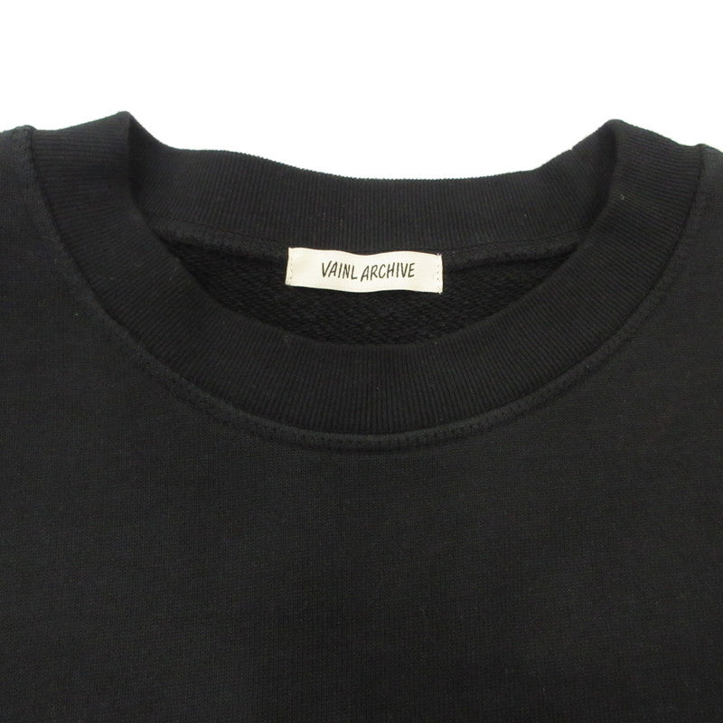 【中古】VAINL ARCHIVE | ヴァイナルアーカイブ スウェット VAAG23002 ブラック サイズ:M