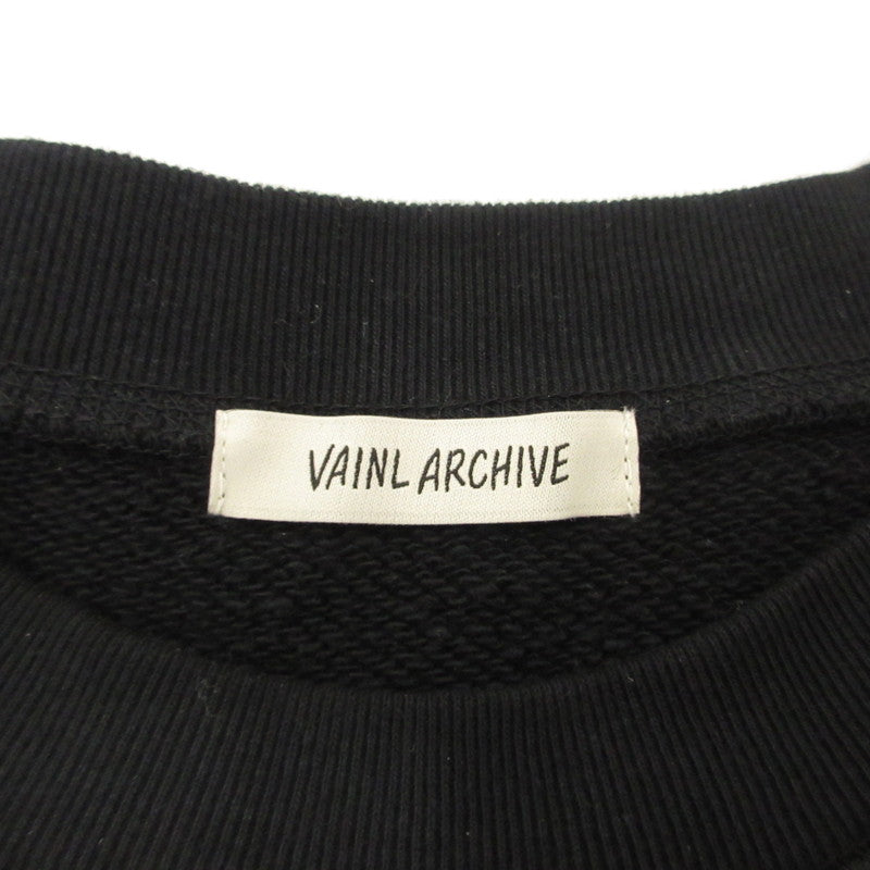 【中古】VAINL ARCHIVE | ヴァイナルアーカイブ スウェット VAAG23002 ブラック サイズ:M