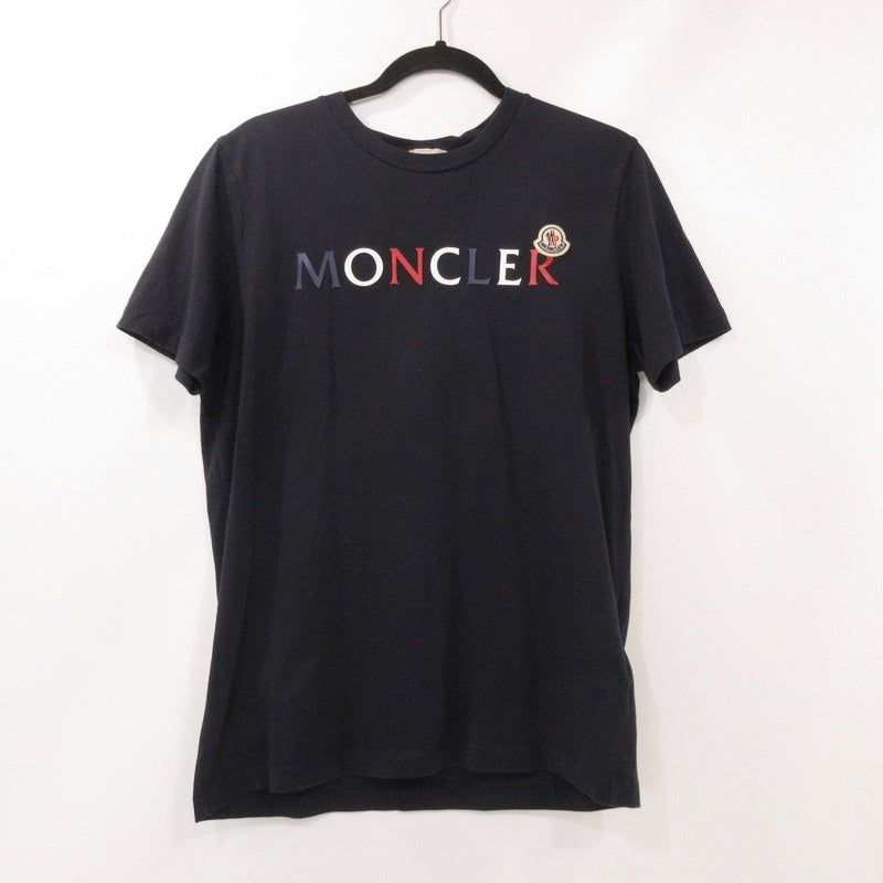 【中古】MONCLER | モンクレール 半袖Tシャツ 8C00043 8390T 国内正規品 ネイビー サイズ:S