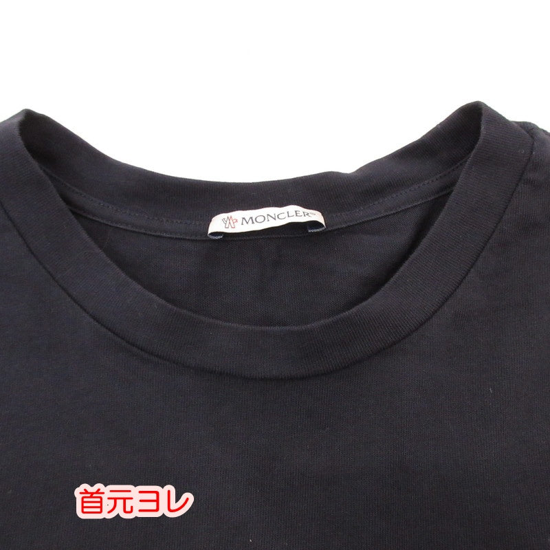 【中古】MONCLER | モンクレール 半袖Tシャツ 8C00043 8390T 国内正規品 ネイビー サイズ:S