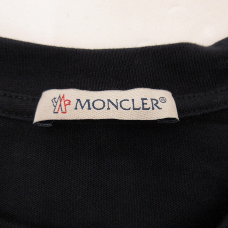 【中古】MONCLER | モンクレール 半袖Tシャツ 8C00043 8390T 国内正規品 ネイビー サイズ:S