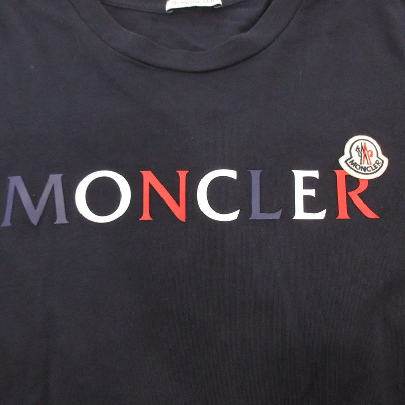 【中古】MONCLER | モンクレール 半袖Tシャツ 8C00043 8390T 国内正規品 ネイビー サイズ:S