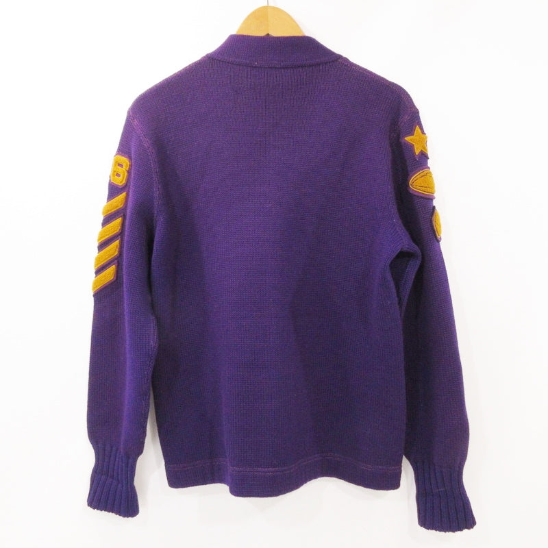 【中古】 レタード カーディガン パープル サイズ:不明