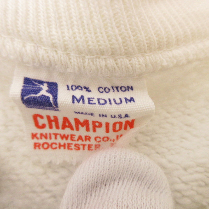 【中古】Champion | チャンピオン スウェット 大文字ランタグ ホワイト サイズ:M
