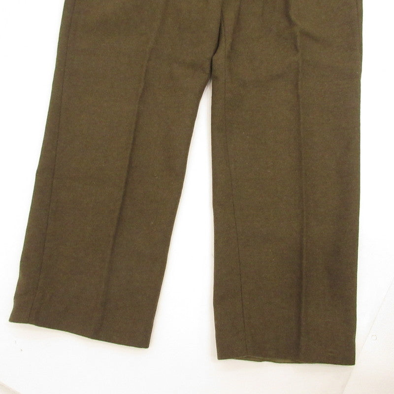 【中古】MILITARY衣料 | ミリタリーイリョウ M52 Wool Trousers パンツ フランス軍 オリーブ