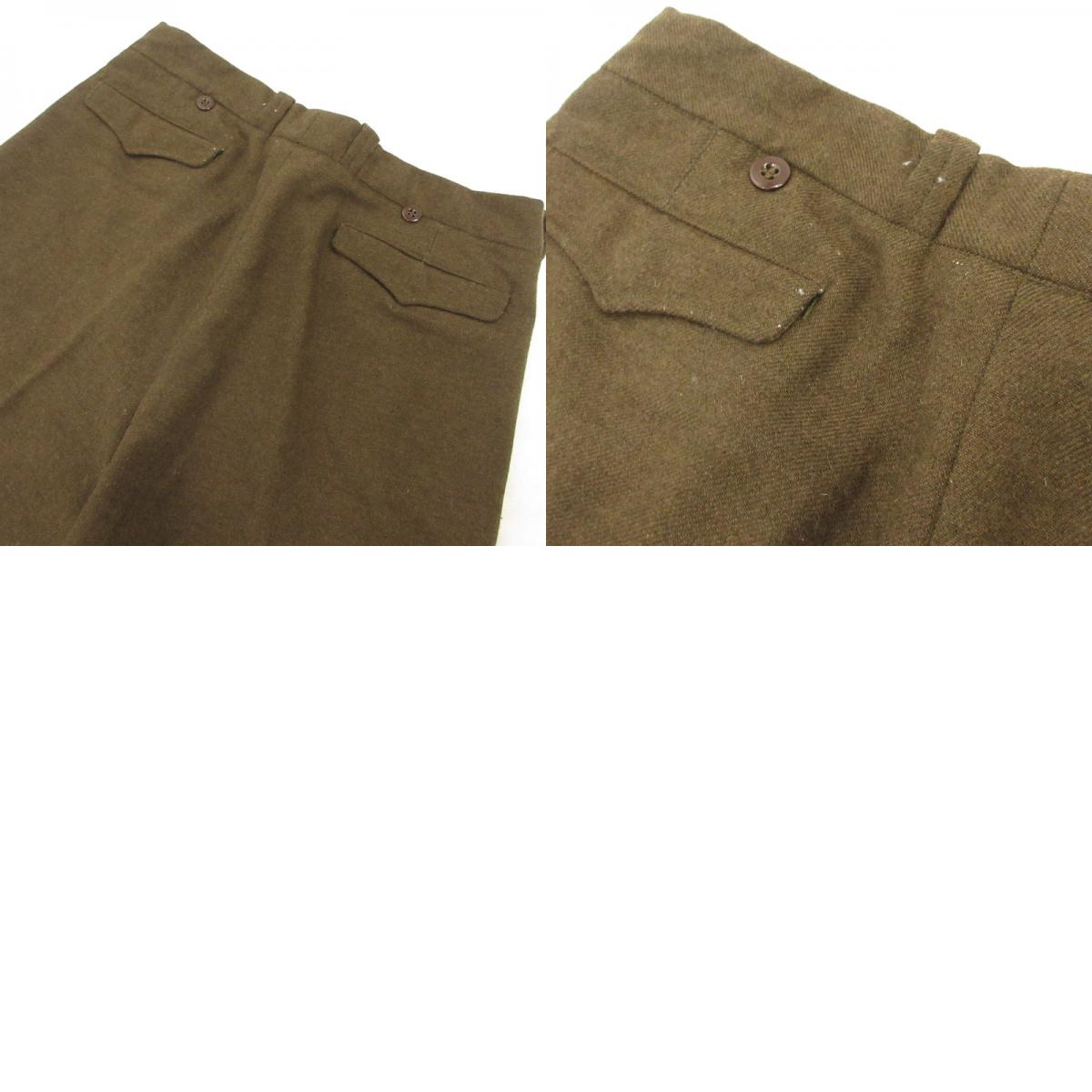 MILITARY CLOTHING | MILITARY CLOTHING M52 Wool Trousers French Army Olive