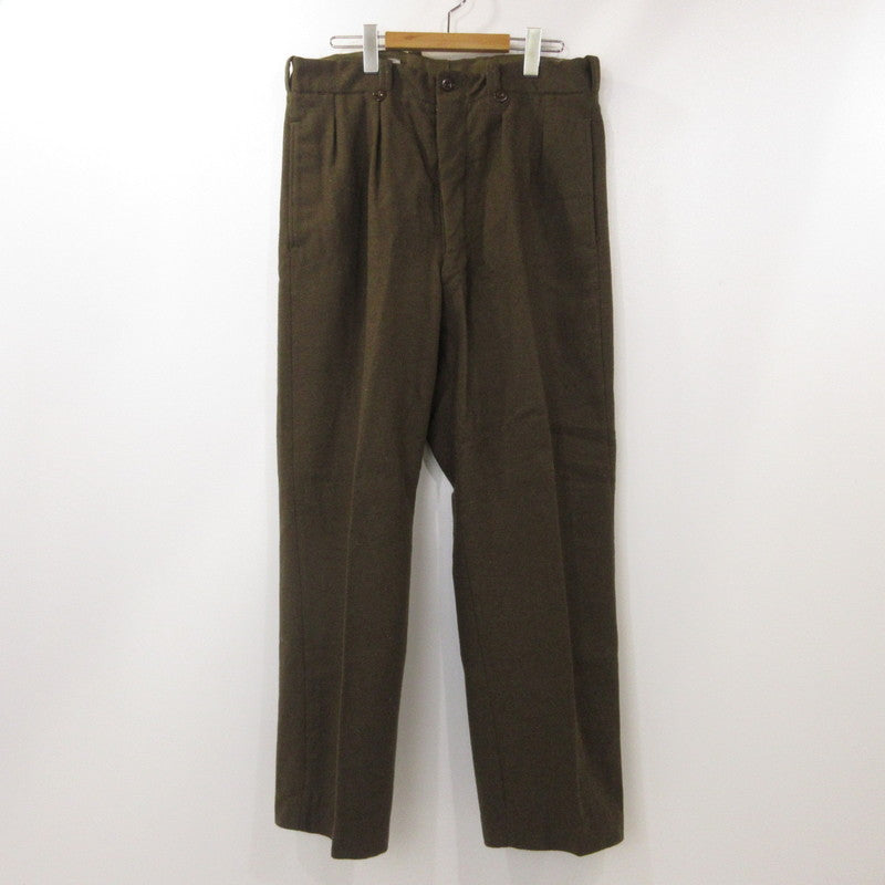 【中古】MILITARY衣料 | ミリタリーイリョウ M52 Wool Trousers パンツ フランス軍 オリーブ
