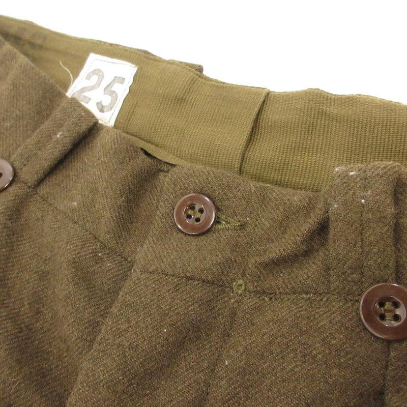 【中古】MILITARY衣料 | ミリタリーイリョウ M52 Wool Trousers パンツ フランス軍 オリーブ