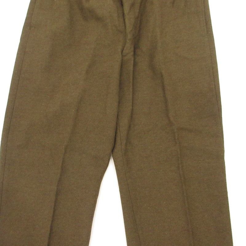 【中古】MILITARY衣料 | ミリタリーイリョウ M52 Wool Trousers パンツ フランス軍 オリーブ