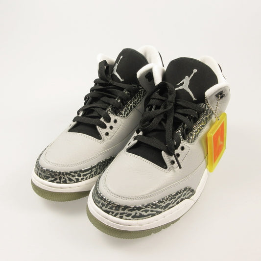 【中古】NIKE | ナイキ Air Jordan 3 Retro 'Wolf Grey' スニーカー 136064-004 グレー 28.5cm