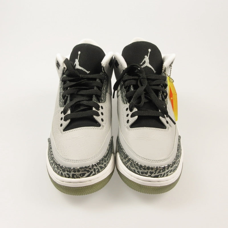 【中古】NIKE | ナイキ Air Jordan 3 Retro 'Wolf Grey' スニーカー 136064-004 グレー 28.5cm