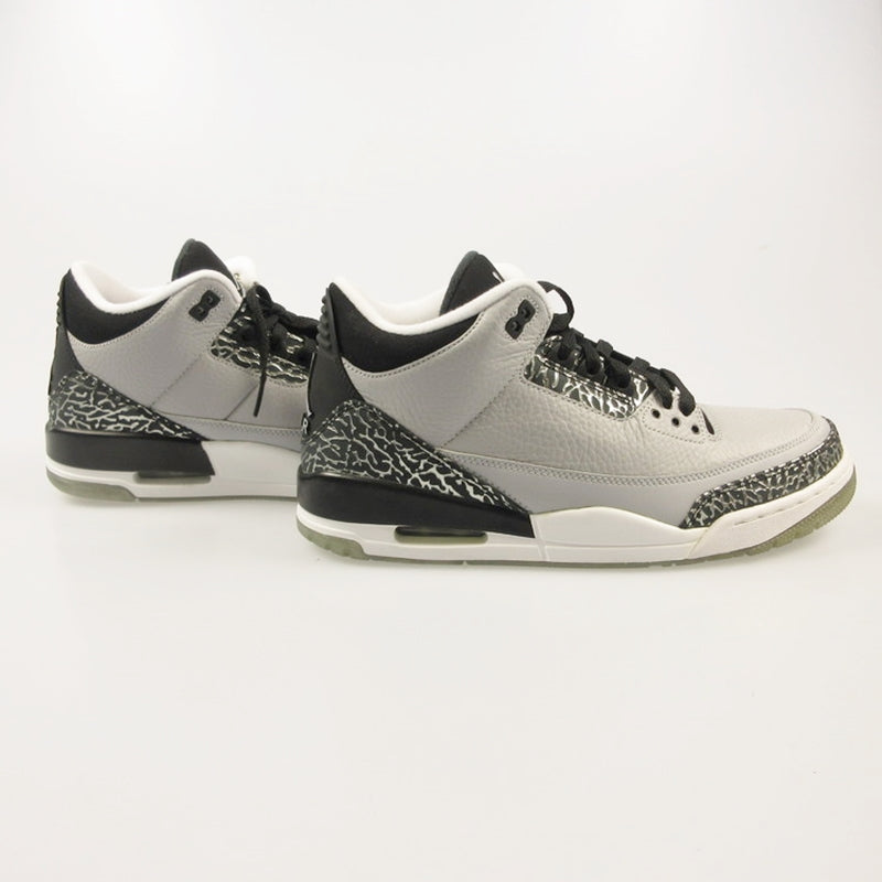 【中古】NIKE | ナイキ Air Jordan 3 Retro 'Wolf Grey' スニーカー 136064-004 グレー 28.5cm