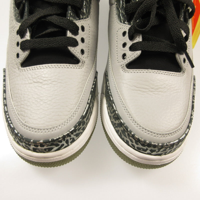 【中古】NIKE | ナイキ Air Jordan 3 Retro 'Wolf Grey' スニーカー 136064-004 グレー 28.5cm